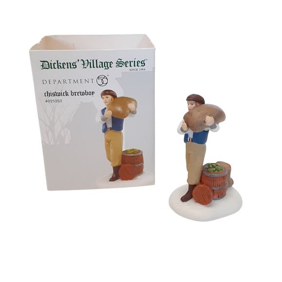 Department 56 Dickens Village Series Chiswick Brewboy Figure Christmas 2012 - Picture 2 of 10